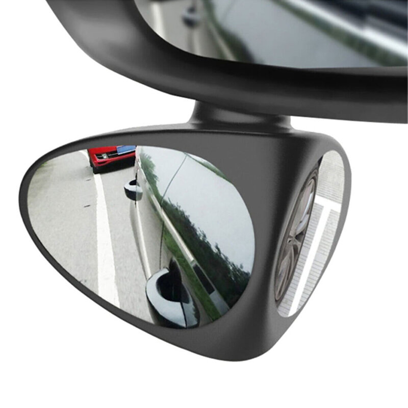 Двунаправленное регулируемое выпуклое зеркало для слепых зон HD, регулируемое на 360 градусов Автомобильное зеркало заднего вида