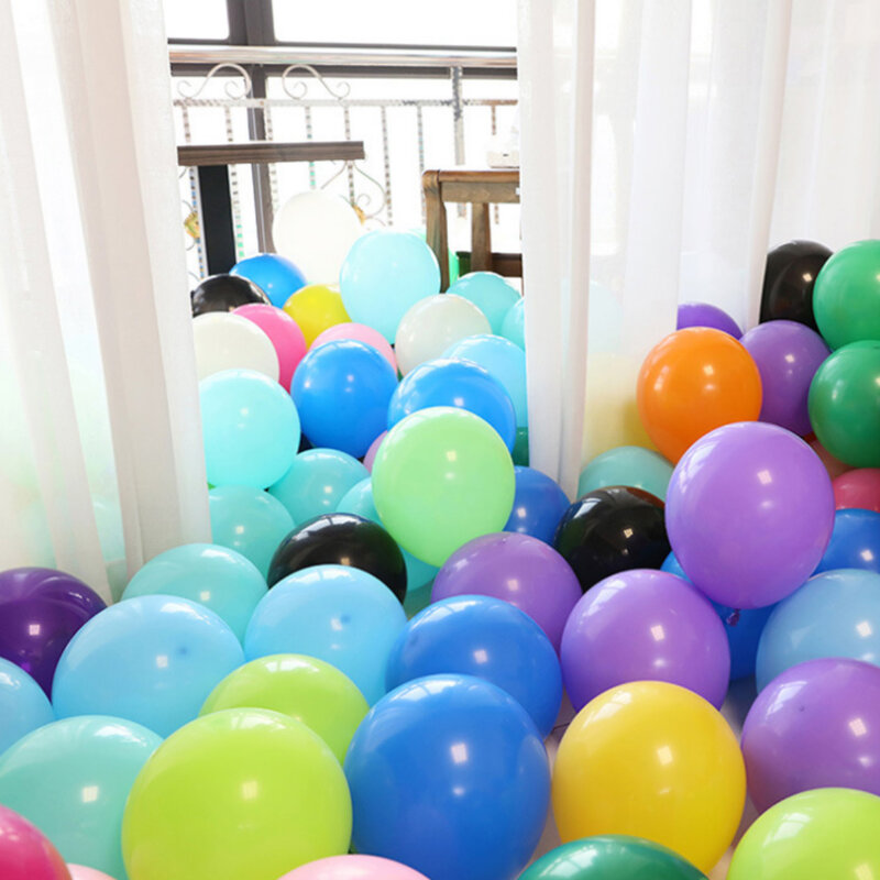 Ballons blancs pour décoration d'anniversaire, 100 pièces, 10 pouces, 25cm, fournitures pour fête de mariage, accessoires festifs