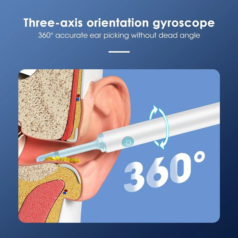 3.9mm wifi visual orelha colher 5.0mp otoscópio câmera endoscópio led luminosa remoção de cera de orelha limpa dentes inspeção oral borescope