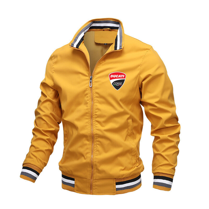 Jaqueta masculina de alta qualidade nova jaqueta casual primavera jaqueta fina masculina regular atacado tamanhos grandes S-5XL