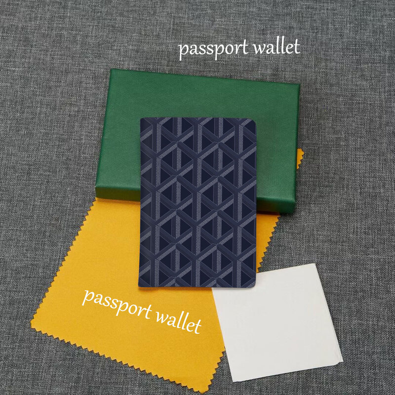 Holifend-cartera de marca para hombre y mujer, Funda de cuero para pasaporte y tarjetas de crédito