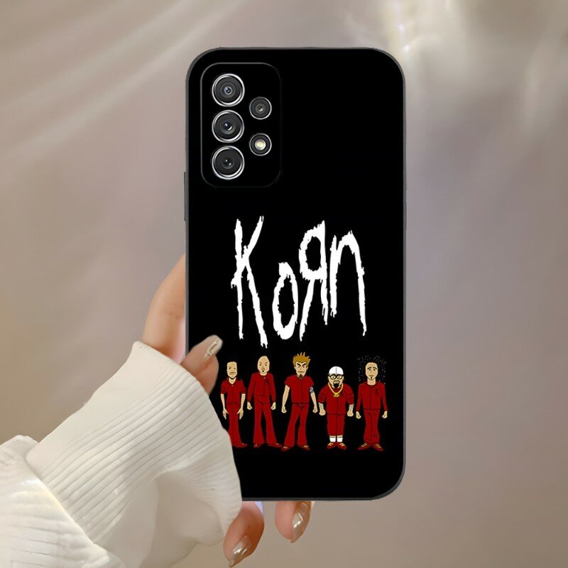 Korn Heavy Jonathan Davis Phone Case For Samsung Galaxy S23 S20 S22 S21 S9 S30 S10 S8 S7 Pro Plus Ultra Fe Shockproof Back Cover
