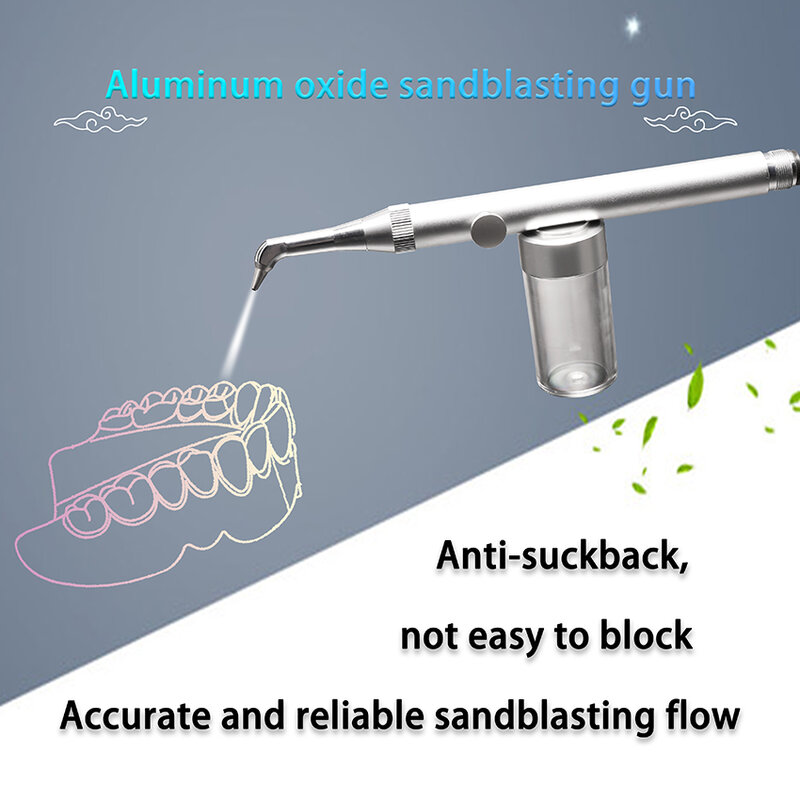 Odontoiatria non tubo macchina per sabbiatura pistola per sabbiatura attrezzatura per sabbiatura pistola a spruzzo aria Spot Sand Blaster Kit strumento