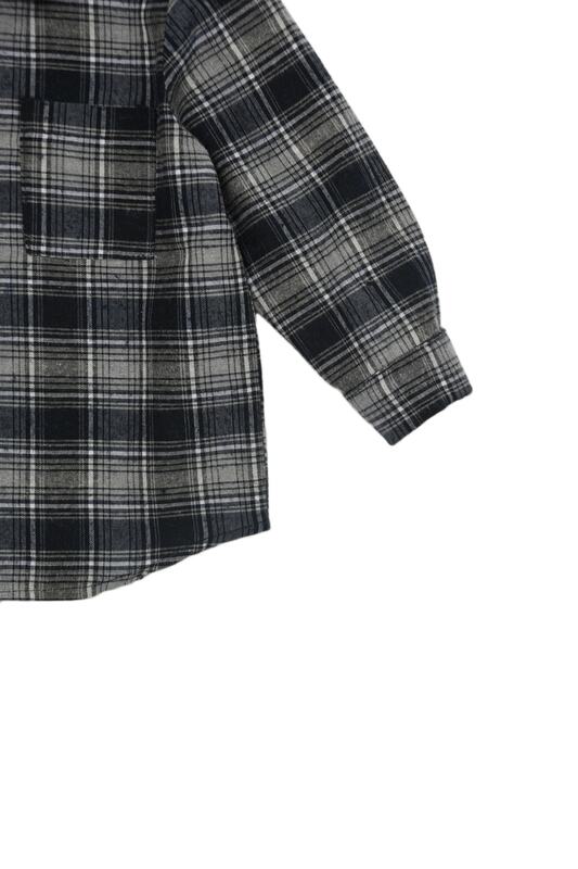 Trendyol-camisa de punto para hombre y niño, camisa a cuadros, TKDAW22GO0226