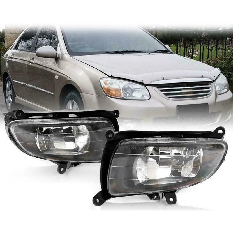 Car Front LED Fog Light Lamp DRL Daytime Running Light Kit for KIA CERATO Spectra Sedan 2007 2008 2009 2010, Left Side