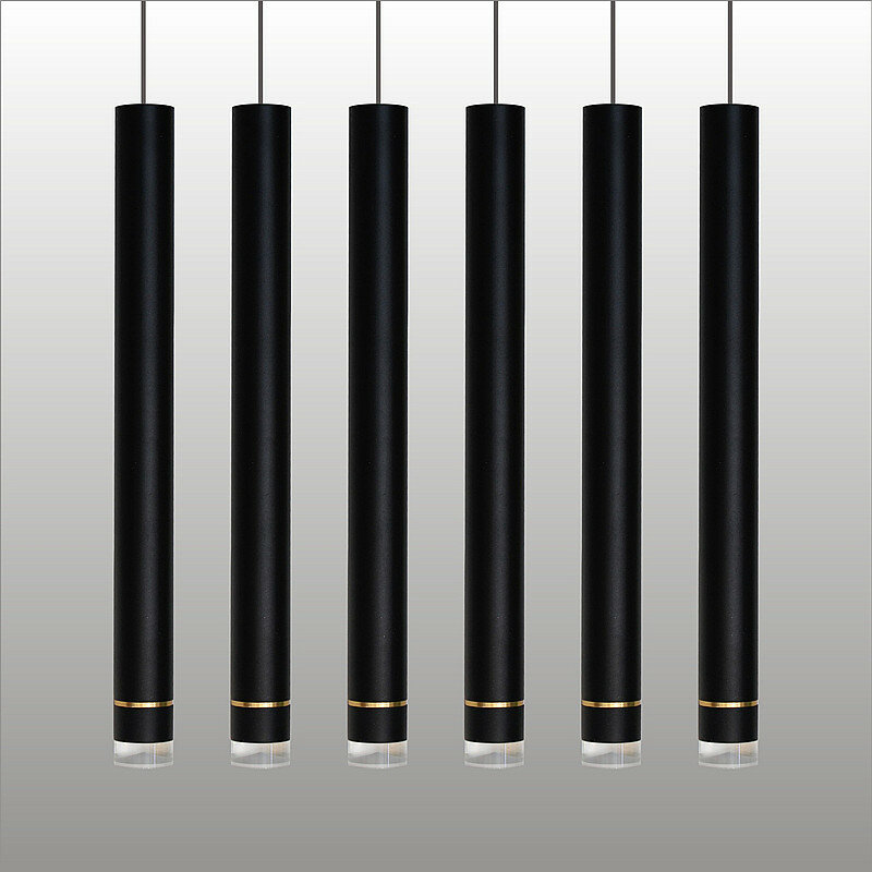 Pode ser escurecido led pingente de luz cilindro longo tubo lâmpada 7/10w para ilha da cozinha sala jantar iluminação interior tubo redondo pendurado lâmpadas