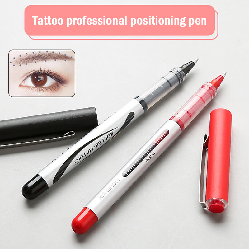Tatuaż chirurgiczny Marker do skóry długopis Microblading Marker do brwi/Lip PMU akcesoria do makijażu permanentnego