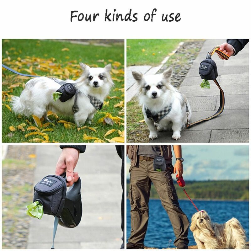 Waist Bag Outdoor Portable Dog Training Treat Bag Puppy Dog Poop Bag Snack Reward Creative Pet Dog Treat Pouch Dispenser