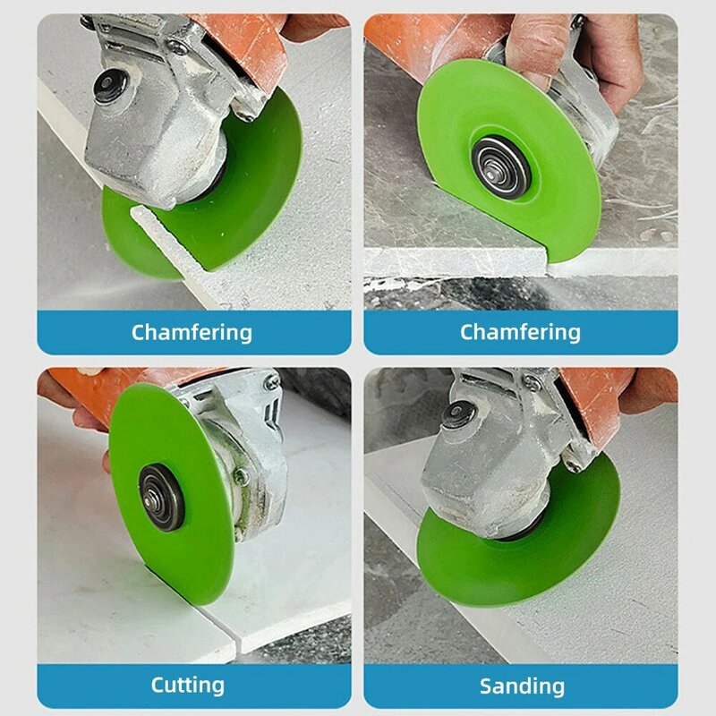 100mm Upgraded Glass Cutting Disc Diamond Marble Saw Blade Ceramic Tile Jade Durable Disc for Polishing Cutting Brazing Grinding