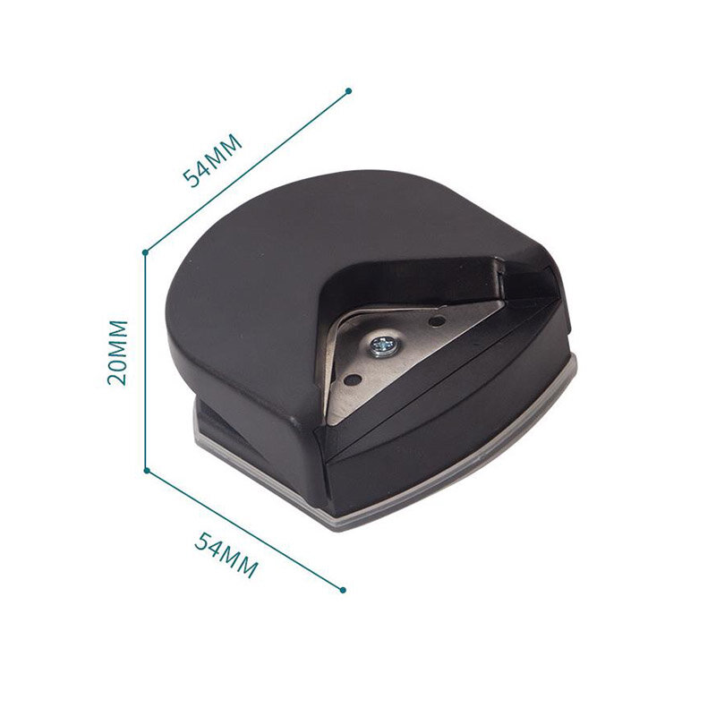 2pc esquina golpe más redondo esquina redonda Lightweigh Mini portátil Trimmer Cutter 4mm para tarjeta de foto sellos invitaciones