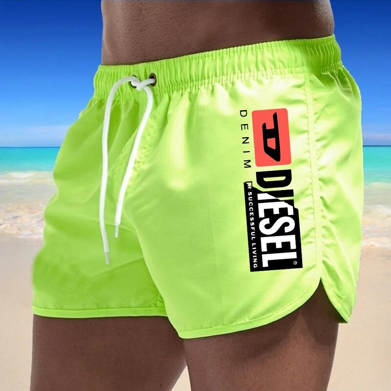 Luxo impresso secagem rápida verão siwmwear praia board shorts briefs para o homem troncos de natação shorts beachwear para o sexo masculino