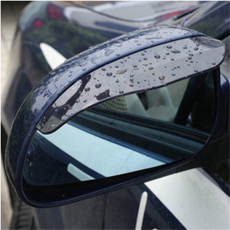 2 pçs espelho retrovisor do carro chuva sobrancelha protetor capa de chuva espelho retrovisor do carro sol viseira sombra chuva escudo sobrancelha universal
