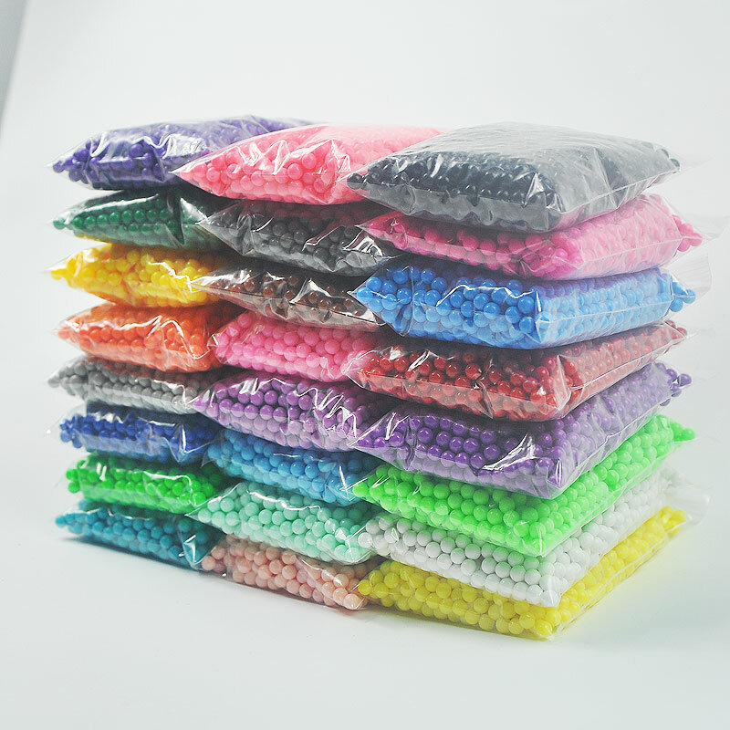 TUTULALA 500Pcs 36 colori 5mm Aquaaa Spray Magic beads educativi 3D perline puzzle accessori per giocattoli per bambini
