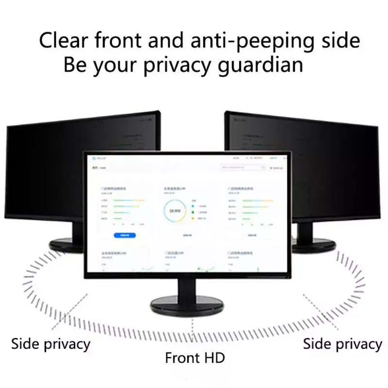 Film Pelindung Layar Anti-silau Filter Privasi 24 Inci Baru untuk Monitor PC Notebook Komputer Layar Lebar 16:9