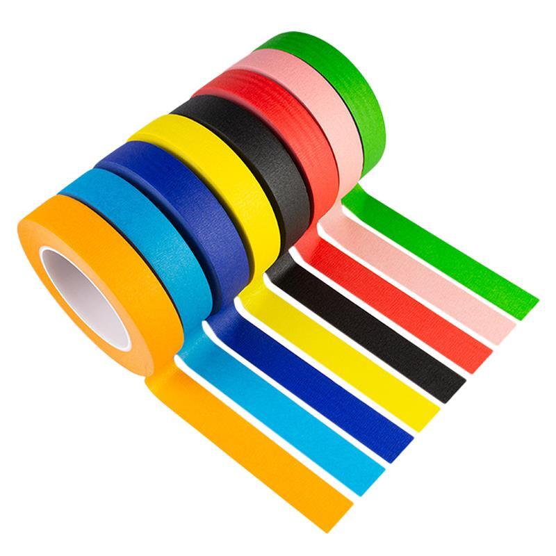 8 Gulungan DIY Washi Tapes Art Crafts Scrapbooking Tapes Scrapbook Tearable Tapes