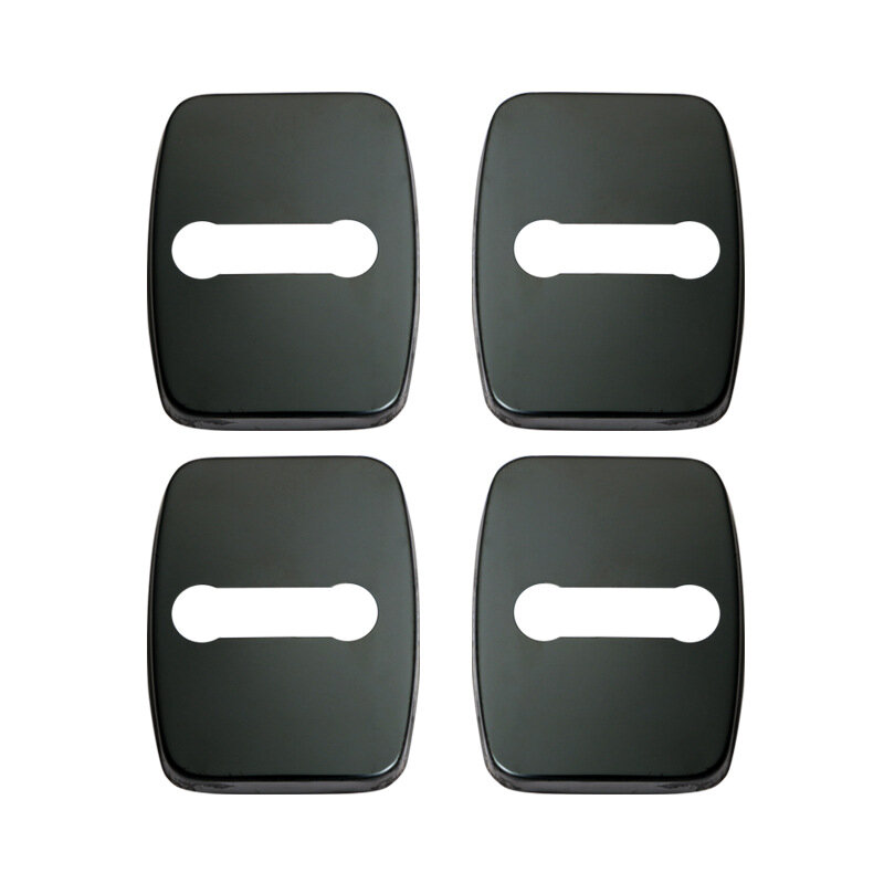 Per BMW Door lock cover Sticker Door Lock Covers Caps coperchio protettivo per serratura in acciaio inossidabile 4 pezzi