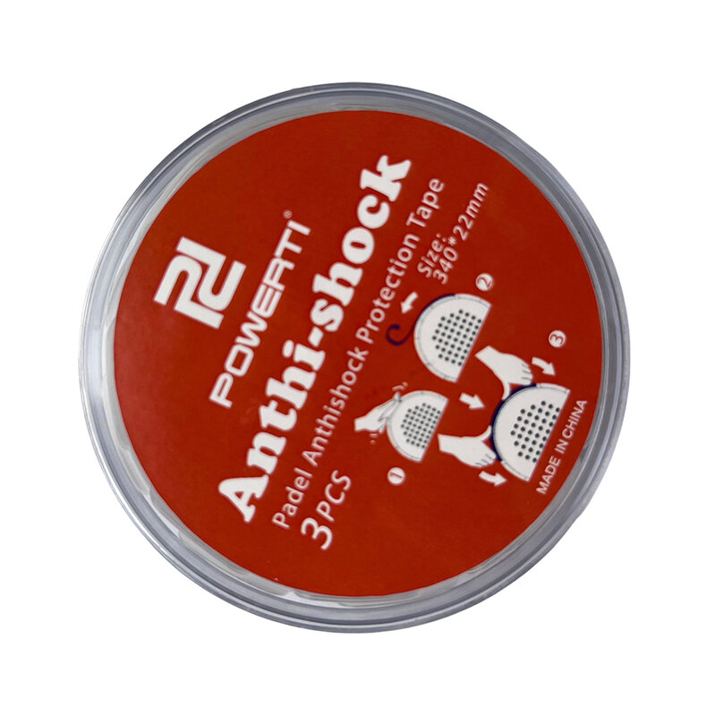 Portátil Tennis Racket Head Tape, Adesivo Raquete removível, Anti-Scratch Carrying, Sports Guard Anexo, 3 pcs