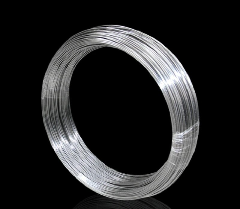 100 metros fio macio 304 mola de aço inoxidável fio de aço 0.3/0.5/0.6mm fio de fio de aço linha rustproof artesanal diy