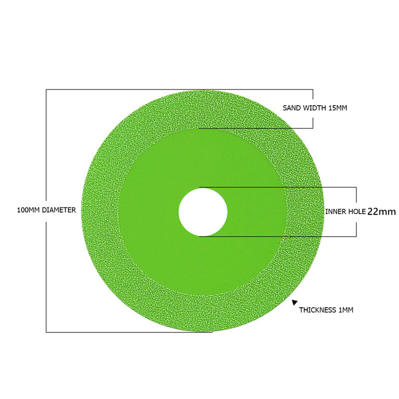2-25 шт., ультратонкий диск для резки стекла, 100 мм