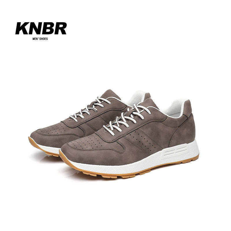 KNBR-zapatillas de deporte para hombre, zapatos informales de alta calidad, de marca de lujo, con cordones, cómodos, para otoño, 2022