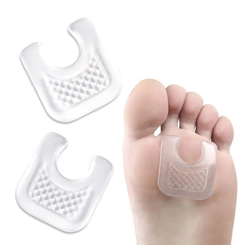 2 pcs U-Shaped GEL Felt Callus Foot Pads InsolesPain Relief Protect Calluses Foam Cushion for Men and Women Foot Stickers Care