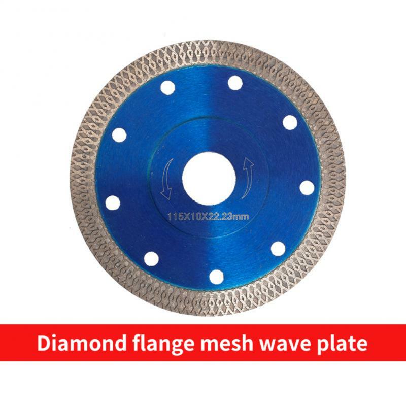 Hoja de sierra de diamante de 105/115/125mm para azulejo de porcelana, cerámica, corte en seco/húmedo, disco de corte de diamante, 1 unidad