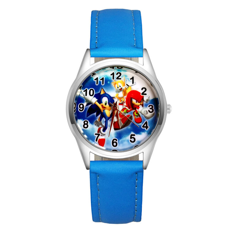 Cartoon Wrist Watches Pretty Hedgehog Style Children's Women's Students Girls Boys Quartz Leather Silicone Strap Clock JC118