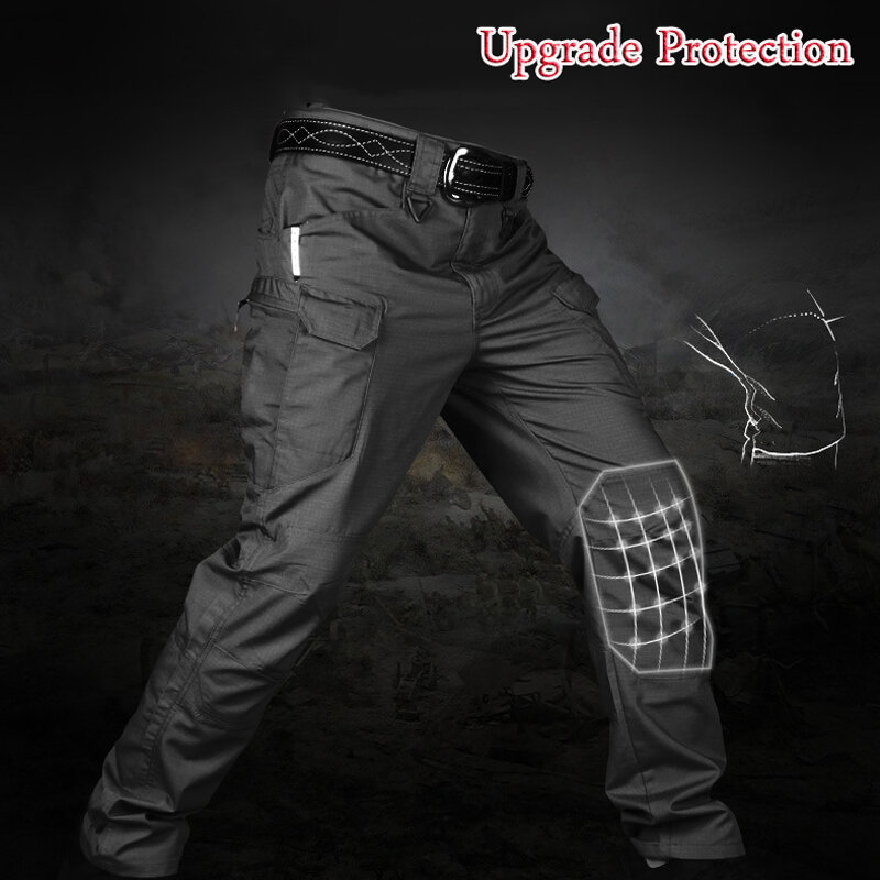 City taktyczne spodnie wojskowe męskie specjalne spodnie bojówki multi-pocket wodoodporne odporne na zużycie dorywczo kombinezony treningowe 2021