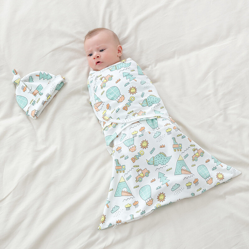 Всесезонный спальный мешок для новорожденных Kangobaby # My Soft Life # из 100% хлопка, Пеленальное Одеяло, противоударный кокон, детское полотенце