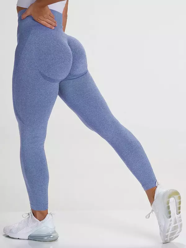 Bezszwowe legginsy damskie wysokiej talii sportowe legginsy treningowe Sexy Fashion Femme Push Up legginsy Tight siłownia odzież