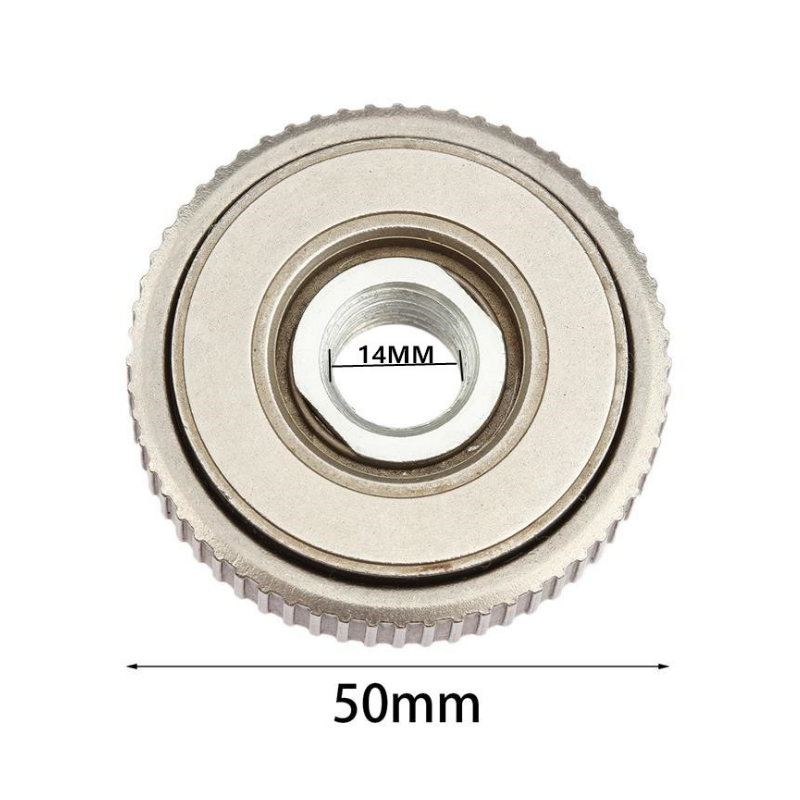 M14 앵글 그라인더 프레스 플레이트 M14 모든 앵글 그라인더 클램프 용 퀵 잠금 너트, 퀵 릴리스 너트 장치 앵글 그라인더 액세서리
