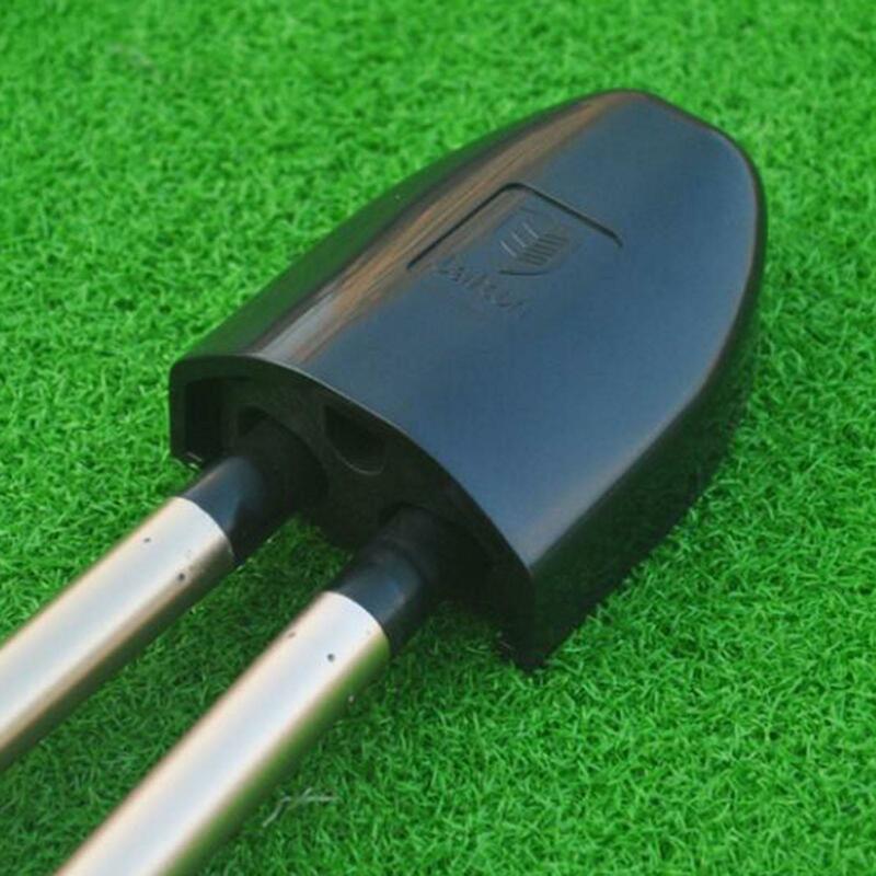Golf Putting Trainer Aid Golf Putter Trainer Tool Attaches to Putter Shaft Black