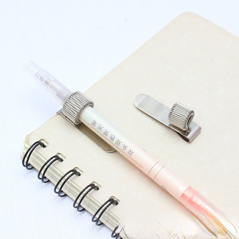 1PC Creative Single Hole Doctors Nurse Uniform Pen Holder Clips Metal Pen Holder Wholesale