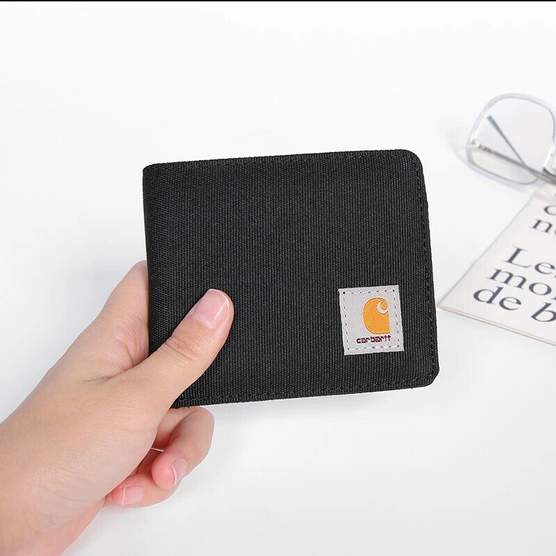 신제품 옥스포드 천 작은 신용 카드 동전 지갑 남녀 공용, 짧은 패션 트렌드, 2022