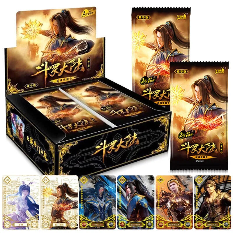 KAYOU Genuine Soul Land Anime Game All Collection Card Box Ink Style Super Rare Tang San Sp Collection Card Kids Toys Gifts