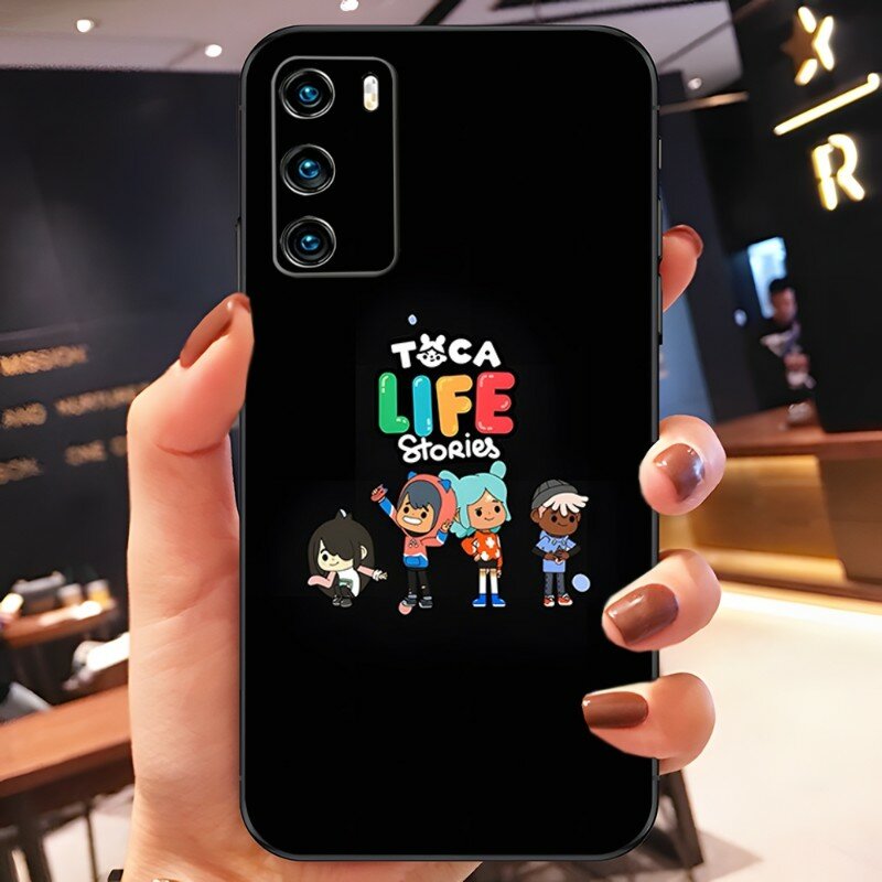 Toca Boca Toca Life World Game Phone Case For Huawei Y7 Y9 Y7A Y7P Y6 Y6Pro Y5 Y5P Prime 2020 2019 2018 2017 Nova 9S 9RO 9SE