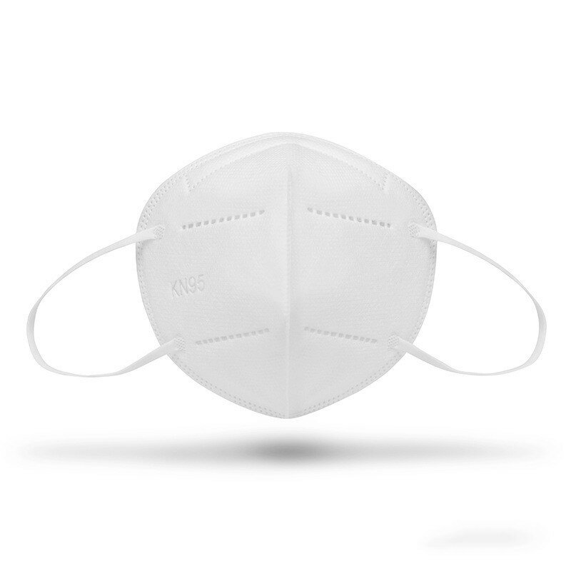 Mascarilla ffp2 reutilizable para adultos, máscara con respirador, 5 capas, certificado CE, kn95, color blanco, de 10 a 200 piezas