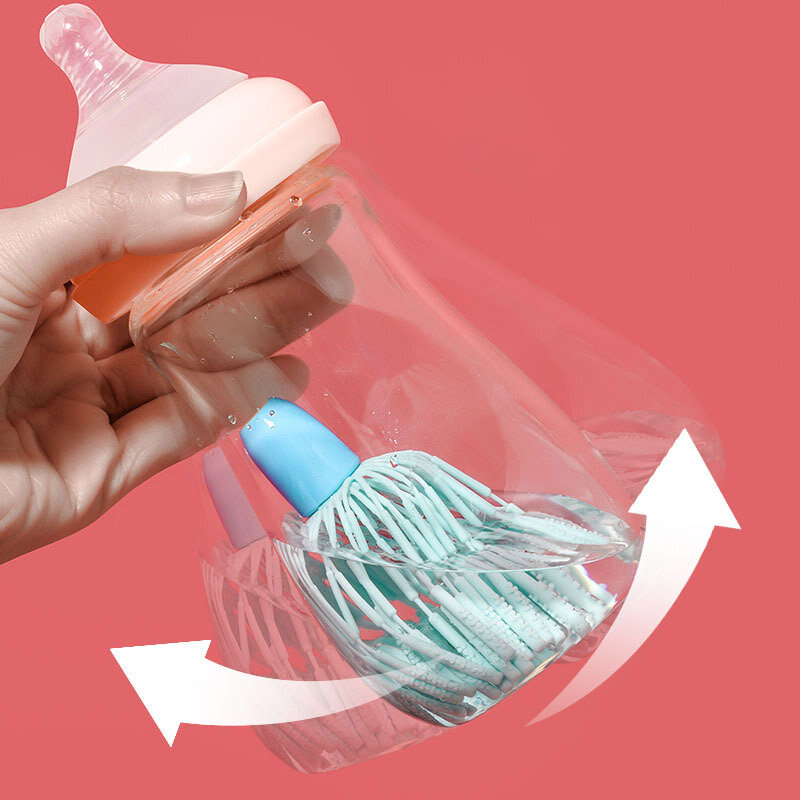 Kit de higiene do bebê escova de silicone escova de silicone com caixa de armazenamento