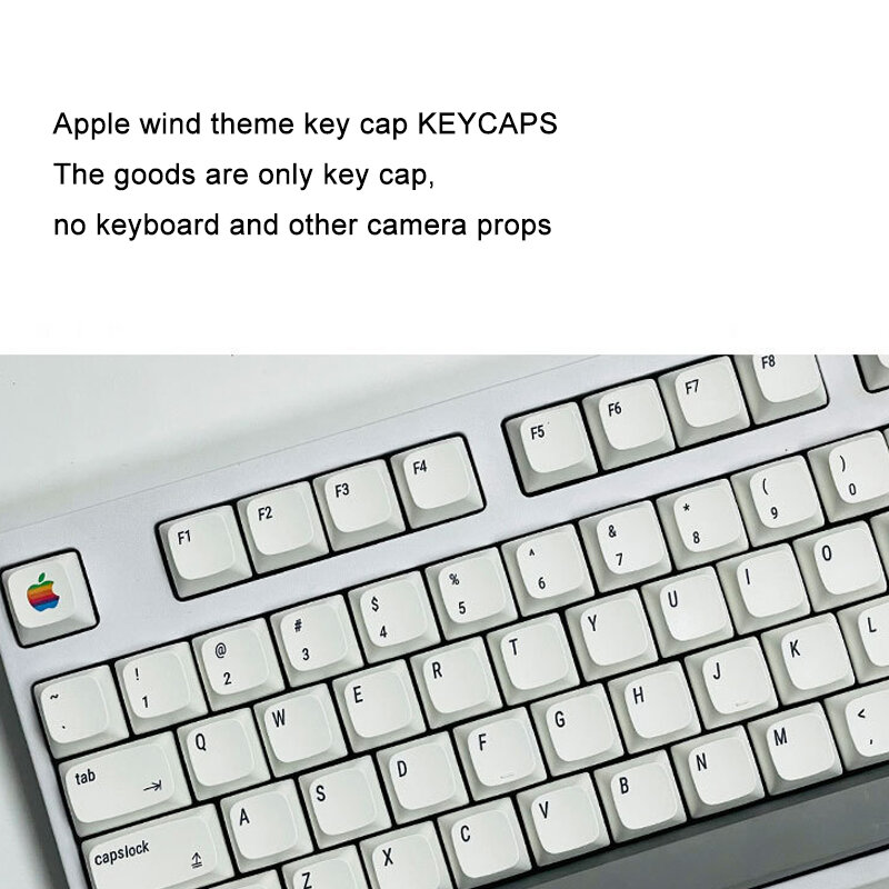 Xda pbt keycaps inglês/japonês/russo/coreano/tailandês 127 chaves/conjunto para apple mac cereja mx diy teclado mecânico personalizado