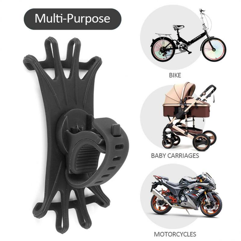 Creative Silicone Bicycle Phone Holder Balance Car Motorcycle 360 Rotatable Stand Bracket Phone Accessories For Iphone Xiaomi