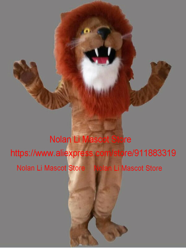 Costume da mascotte del leone maschile di alta qualità Set di cartoni animati gioco di ruolo per adulti pubblicità carnevale natale regalo di Halloween 371