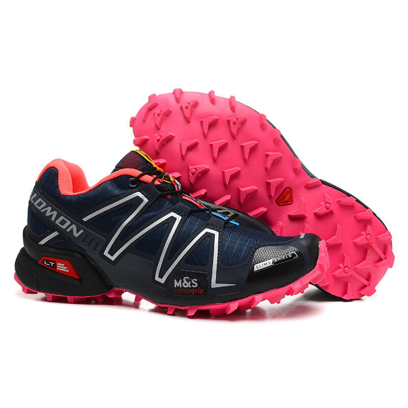 Salomon Sepatu Olahraga Luar Ruangan 3 CS Speed Cross Sp3 Sepatu Lari Wanita Eur 36-40