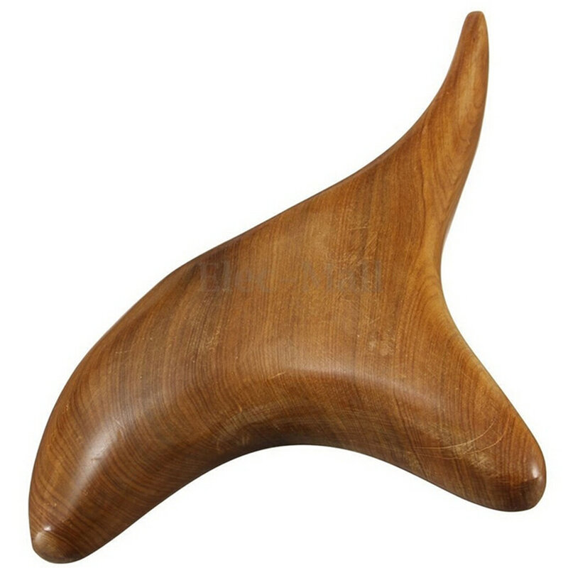 Drewno kamforowe masaż trygonometryczny stożek drewniany limfatyczny kijek do masażu masażer do stóp Gua Sha Board długopis do akupunktury Stick