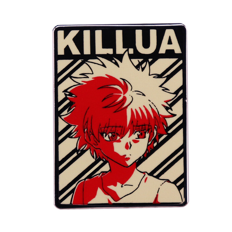 A0557 polowanie × hunter emalia Pin Anime przypinki na klapę odznaki na plecaku śliczne rzeczy plecaki akcesoria japońska Manga prezent