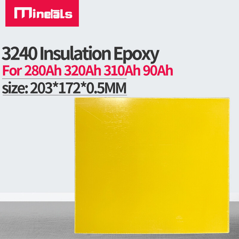 Insulation Epoxy Plate Turmera 3240 Insulator 203*172*0.5mm for 3.2V 280Ah 320Ah 310Ah 90Ah 12.8V Lifepo4 Battery Pack Diy Use
