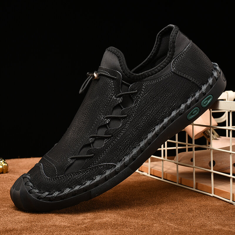 2022 Summer New Men's Leather Shoes Luxury Brand Designer Original Loafers Moccasins Fashion Casual Driving Shoes Big Size 48