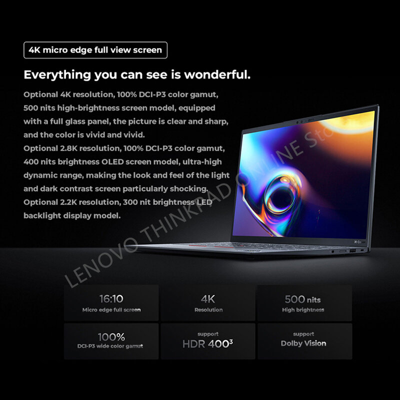 Lenovo Thinkpad X1 Carbon 2022 I7-1260P Intel Xe Gpu 16Gb Ram 512Gb/1Tb/2Tb ssd 2022 14.0-Inch 2.2K Ips Ultrabook Notebook Pc