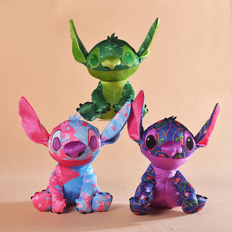 20cm Genuine Disney Stitch Doll Limited Edition Cloth Colourful Cute Fleece Stich Stuffed Toy For Kids Birthday Children Gift