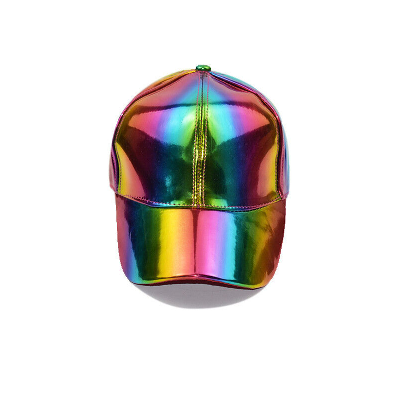 Back to the Future Cap Marty McFly Rainbow Color Changing Hat Prop Bigbang G-Dragon Baseball Cap outdoor waterproof pu hats