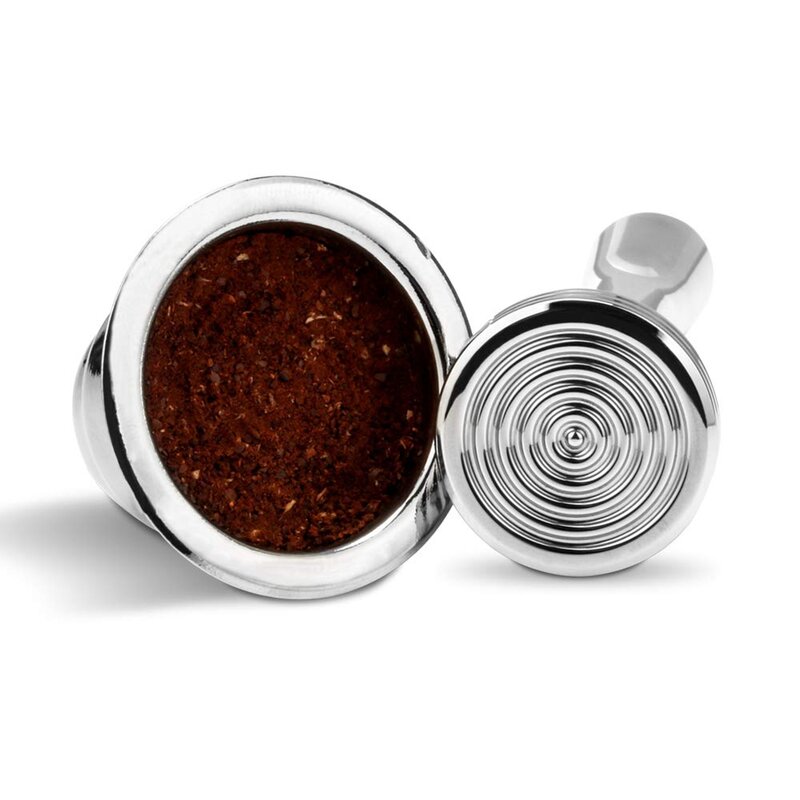 Herramienta de llenado de café de acero inoxidable, Compatible con máquina Nespresso, herramienta de manipulación sólida